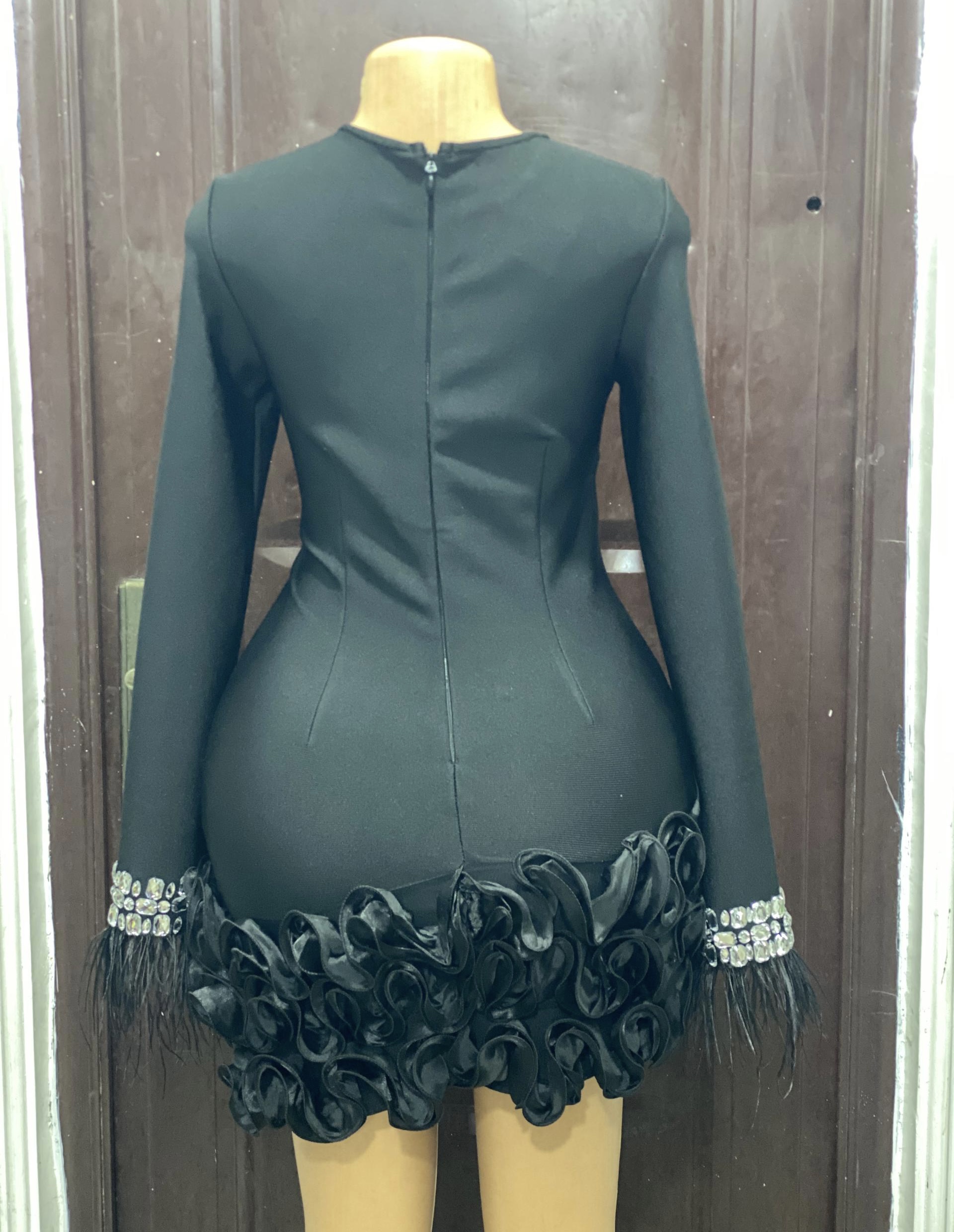 Black Bandage Gown